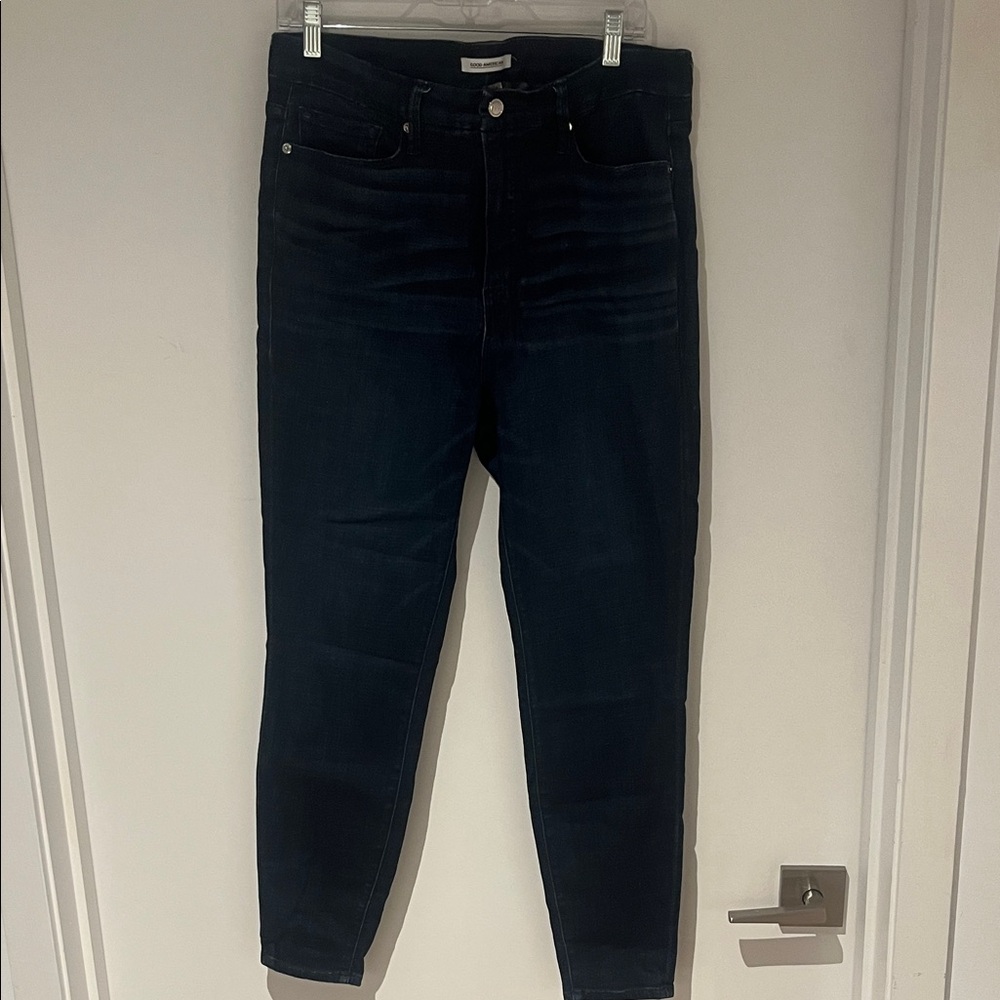 Good American Deep Indigo Skinny Jeans